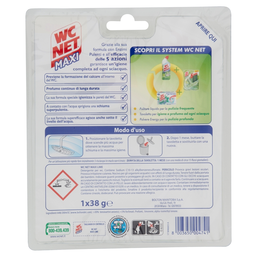 WC Net Maxi lime 38 g